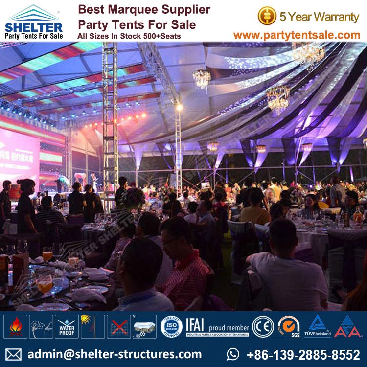 Shelter Tent-Wedding Tents-Event Tents For Sale-Wedding Marquees-Party Tents-Clear span structures-Storage Tent 10-60m 736