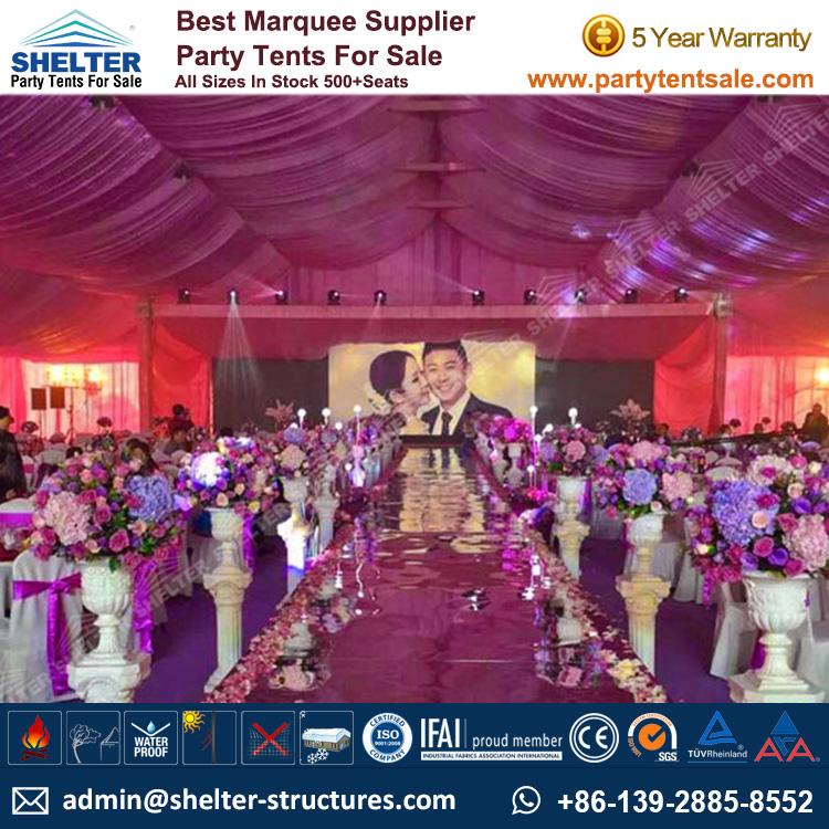 wedding reception tent - tent for wedding - wedding marquees - shelter tent - 3