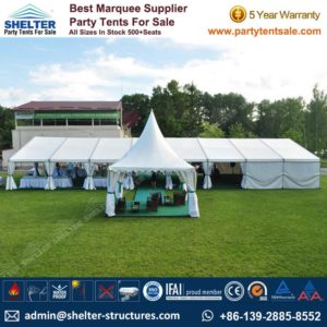 SHELTER 10X24 Meter Party Tent - Cocktail Parties - Wedding Marquee - Backyard Gazebo -3