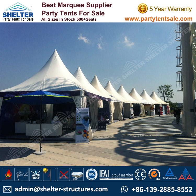 Tent Constructions - Shelter Party Tent Sale - Gazebo Tent - Canopy Tent - High Peak Tent - Pagoda Tent - Party Tent for Sale (154)