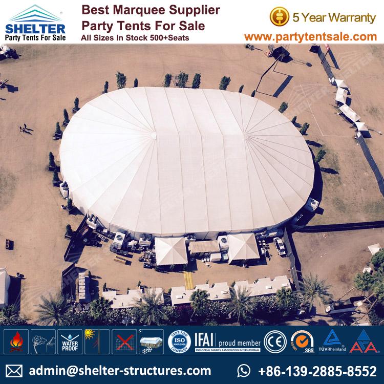 Large Outdoor Canopy for Concerts - Shelter Party Tent Sale - Polygon Tent - Polygonal Marquee - Marquee for Sale - Party Tent for Sale (9)