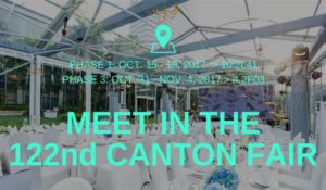 MEET IN THE 122nd CANTON FAIR - SHELTER PARTY TENT SALE