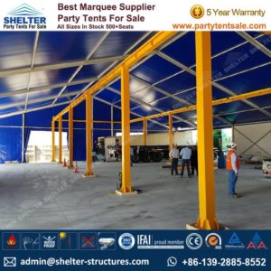 Logistics Warehouse Solution with 25x30m Frame Marquee - Shelter Party Tent Sale - Warehouse Tent - Storage Tent - Tent for Storage - Temporary Structure - 25x30 Warehouse Structure (4)